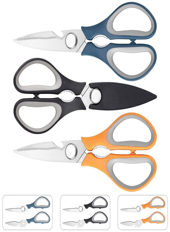 OPAYLY 3pcs Heavy Kitchen Scissors All Purpose Heavy Duty, Kitchen Utensils Set, Meat Poultry Food Shears Dishwasher Safe Utility Tools Home Gift - Image 1